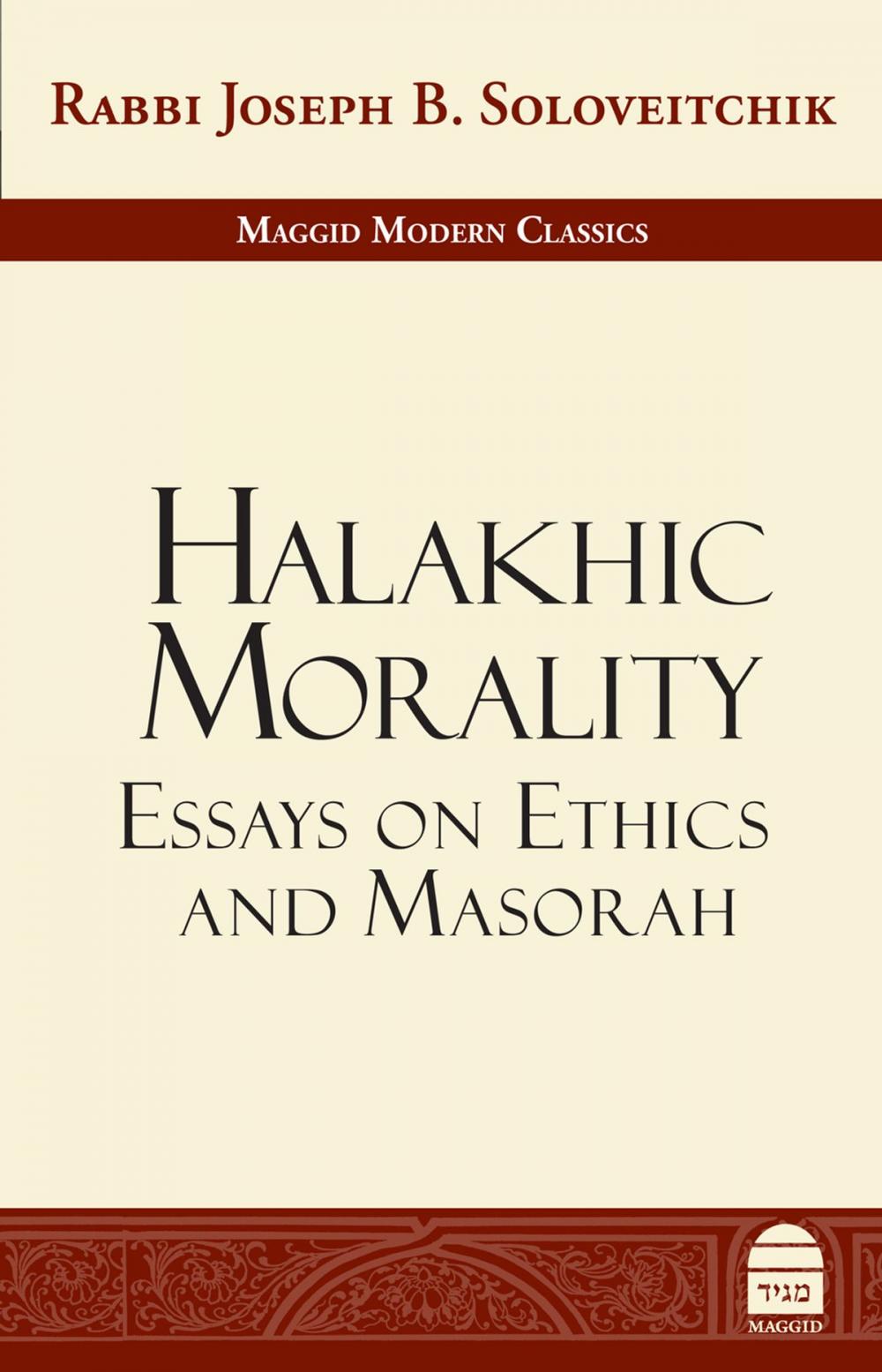 Big bigCover of Halakhic Morality