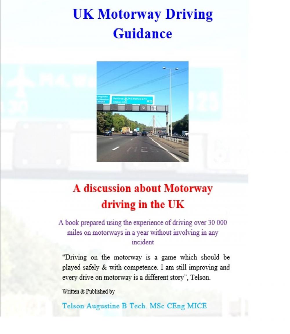 Big bigCover of UK Motorway Driving Guidance