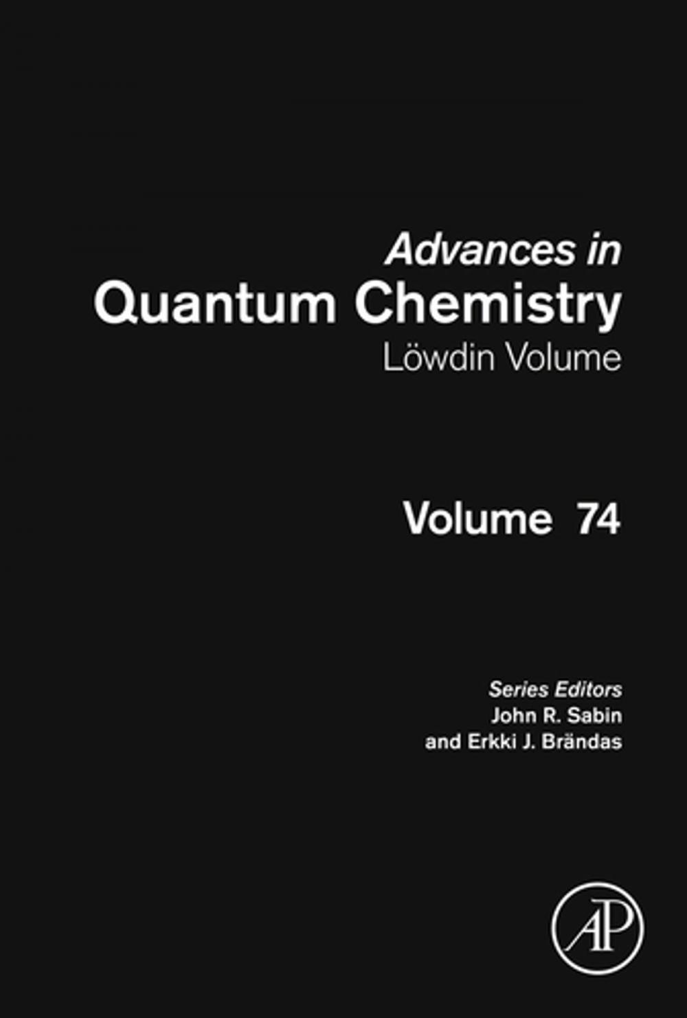 Big bigCover of Advances in Quantum Chemistry: Lowdin Volume