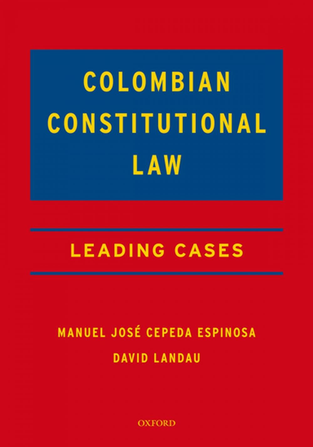 Big bigCover of Colombian Constitutional Law