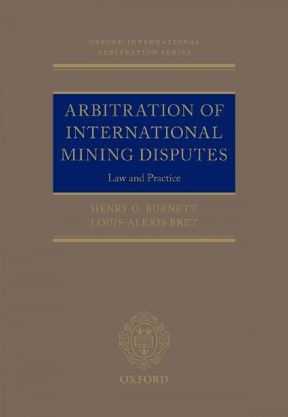 Big bigCover of Arbitration of International Mining Disputes