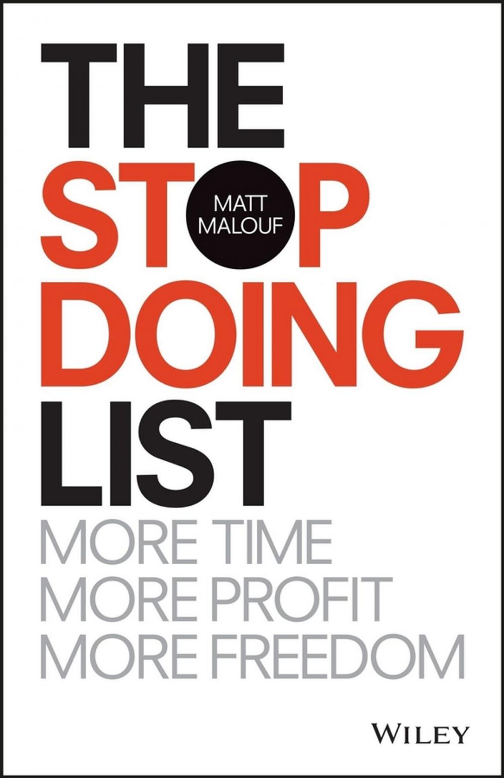 Big bigCover of The Stop Doing List