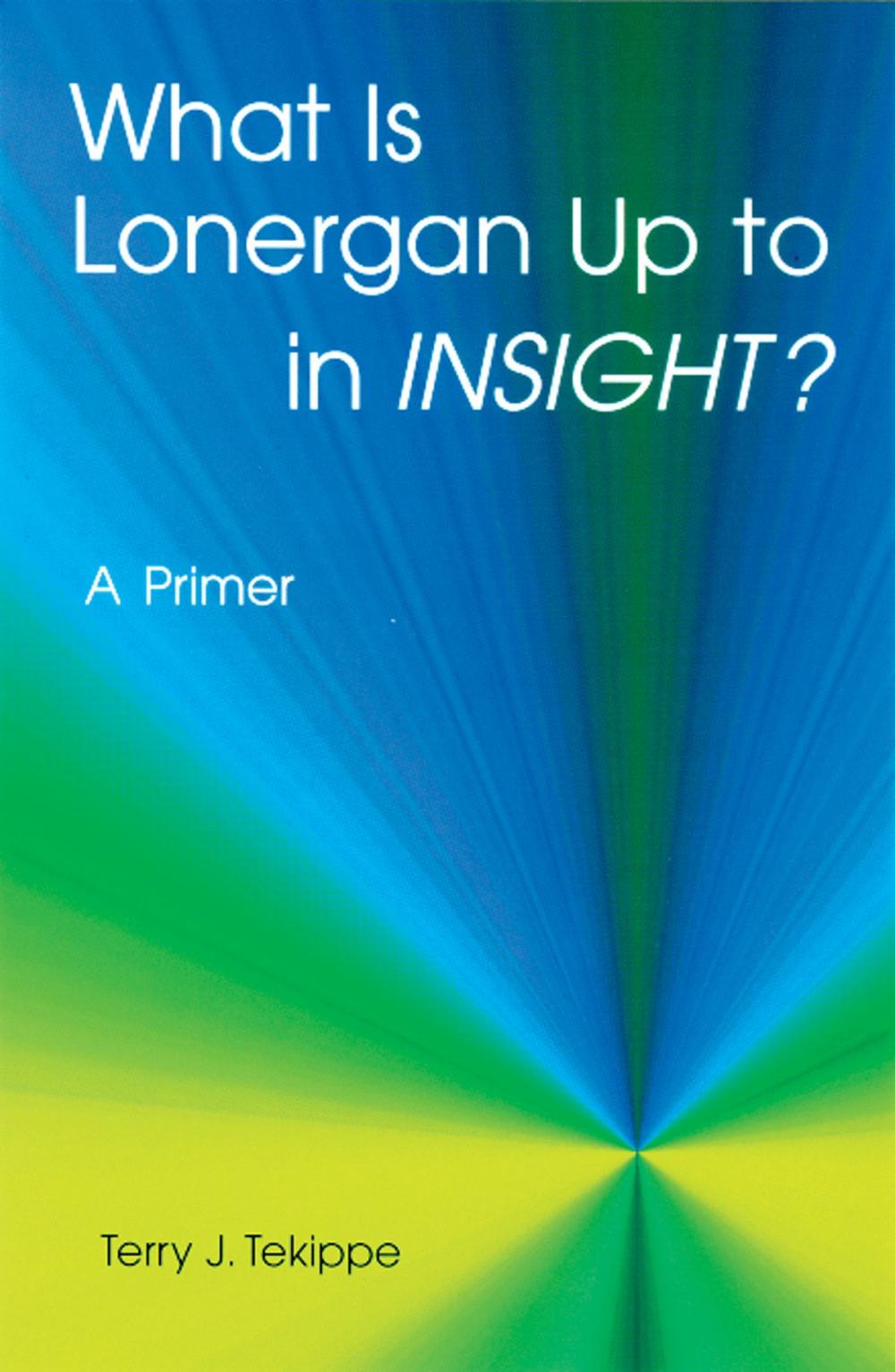 Big bigCover of What is Lonergan Up to in "Insight"?