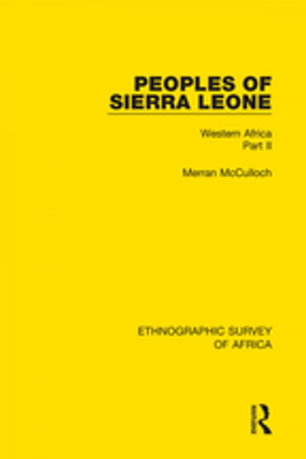 Big bigCover of Peoples of Sierra Leone