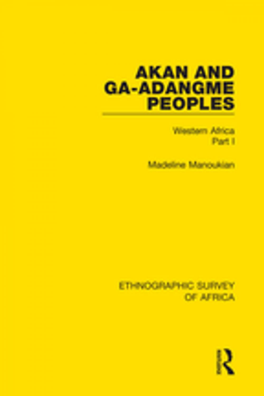 Big bigCover of Akan and Ga-Adangme Peoples