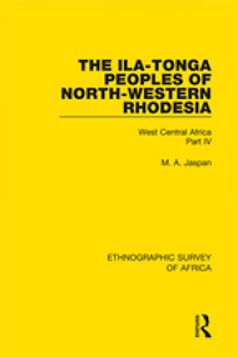 Big bigCover of The Ila-Tonga Peoples of North-Western Rhodesia