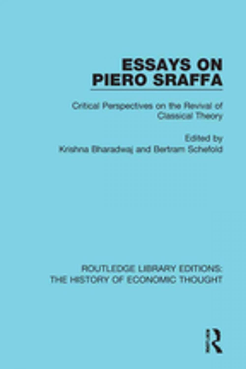 Big bigCover of Essays on Piero Sraffa