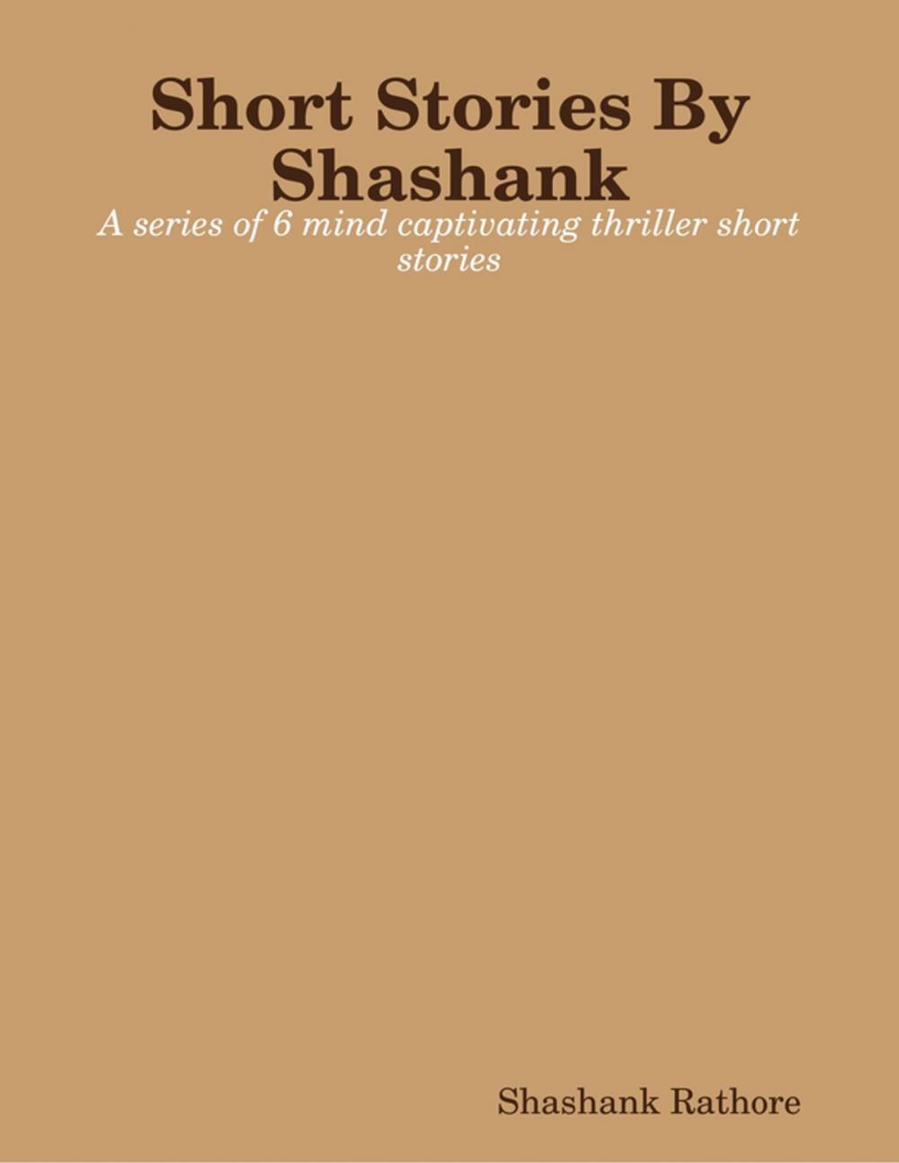 Big bigCover of Short Stories By Shashank