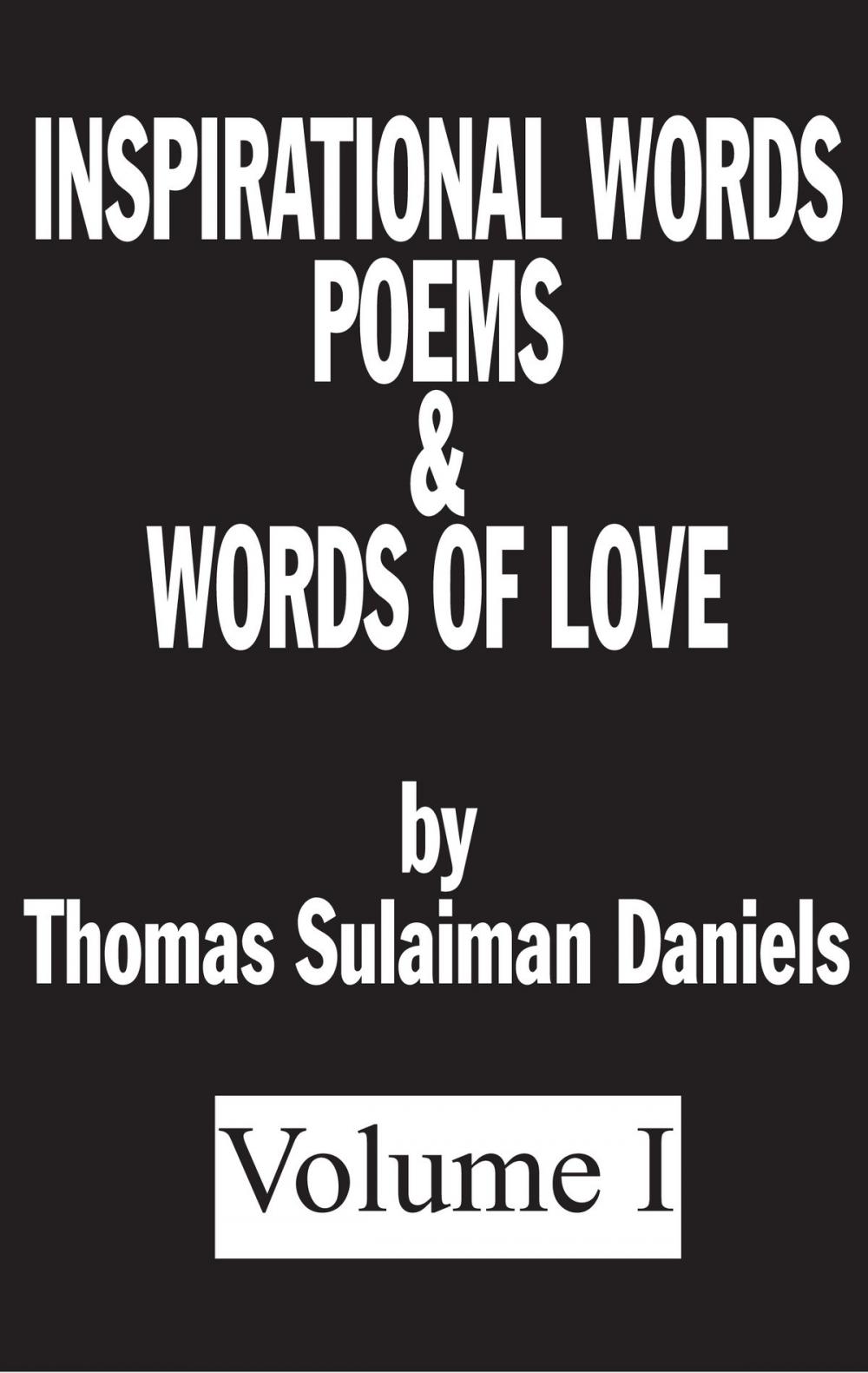 Big bigCover of Inspirational Words, Poems & Words Of Love