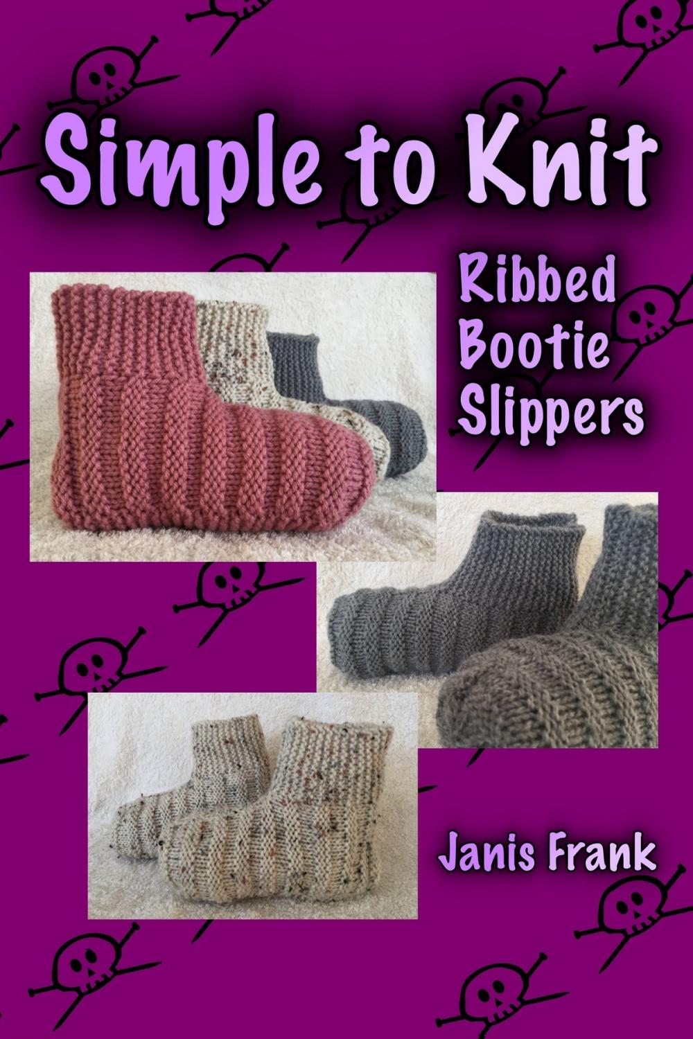 Big bigCover of Simple to Knit Ribbed Bootie Slippers