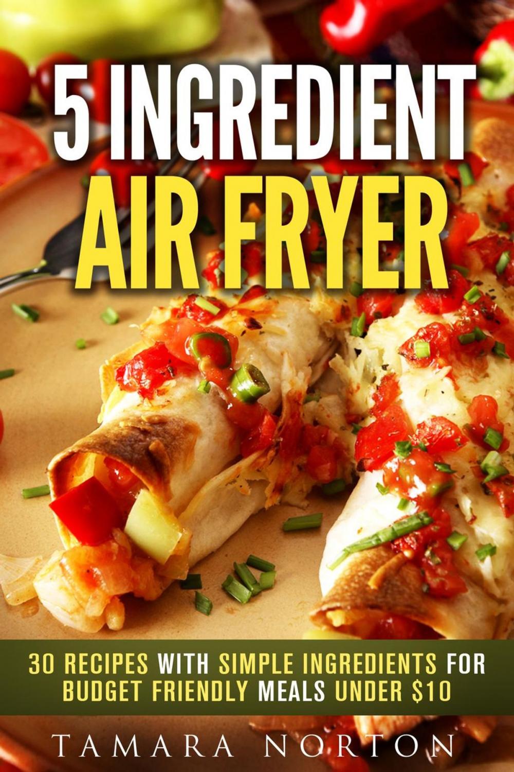 Big bigCover of 5 Ingredient Air Fryer: 30 Recipes with Simple Ingredients for Budget Friendly Meals under $10