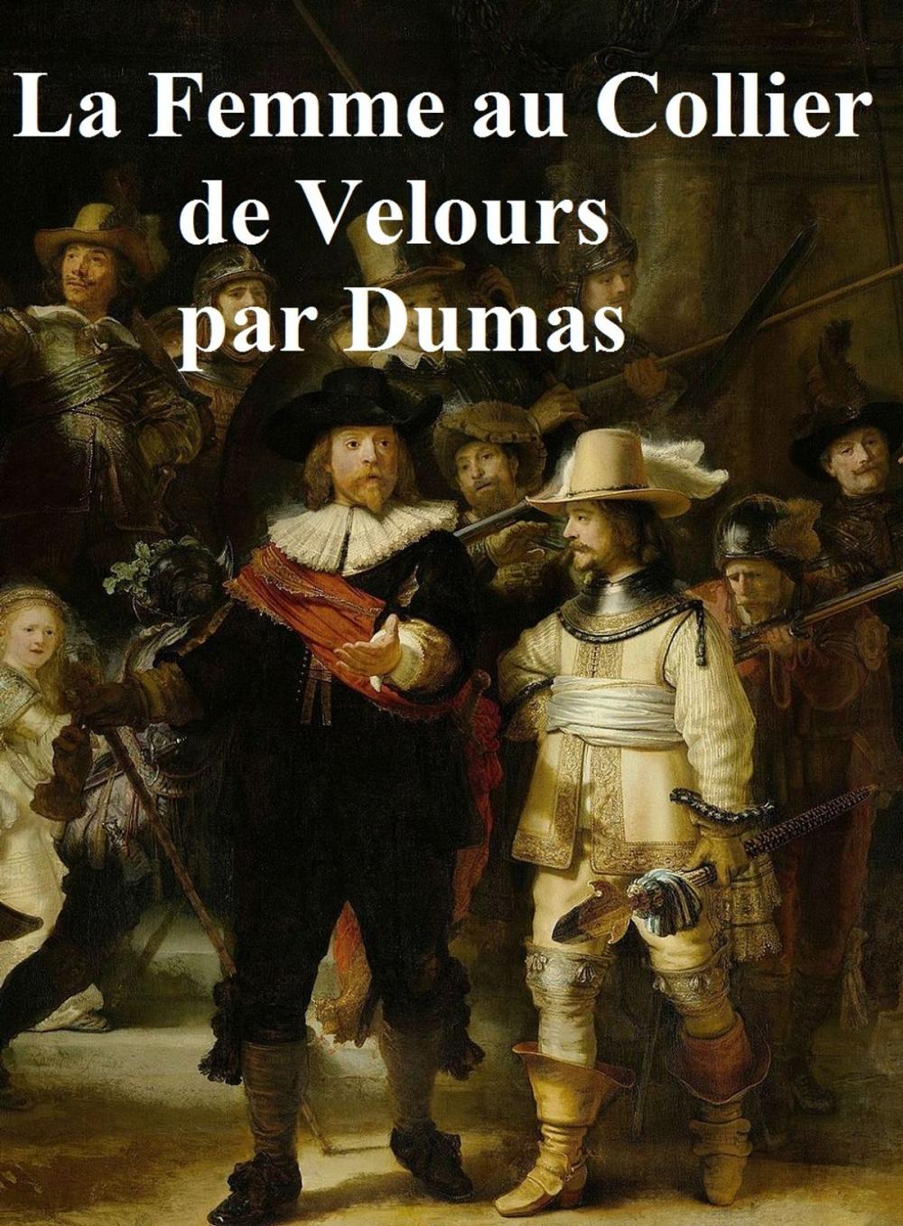 Big bigCover of La Femme au Collier de Velours, in the original French