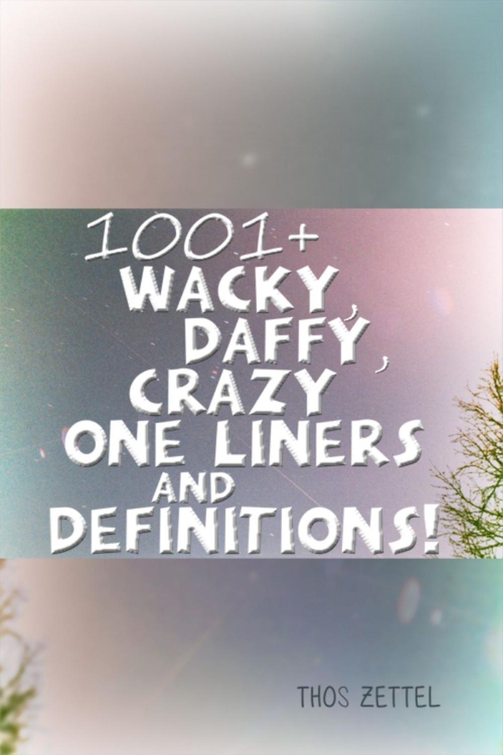 Big bigCover of 1001+ Wacky, Daffy, Crazy One Liners and Definitions!