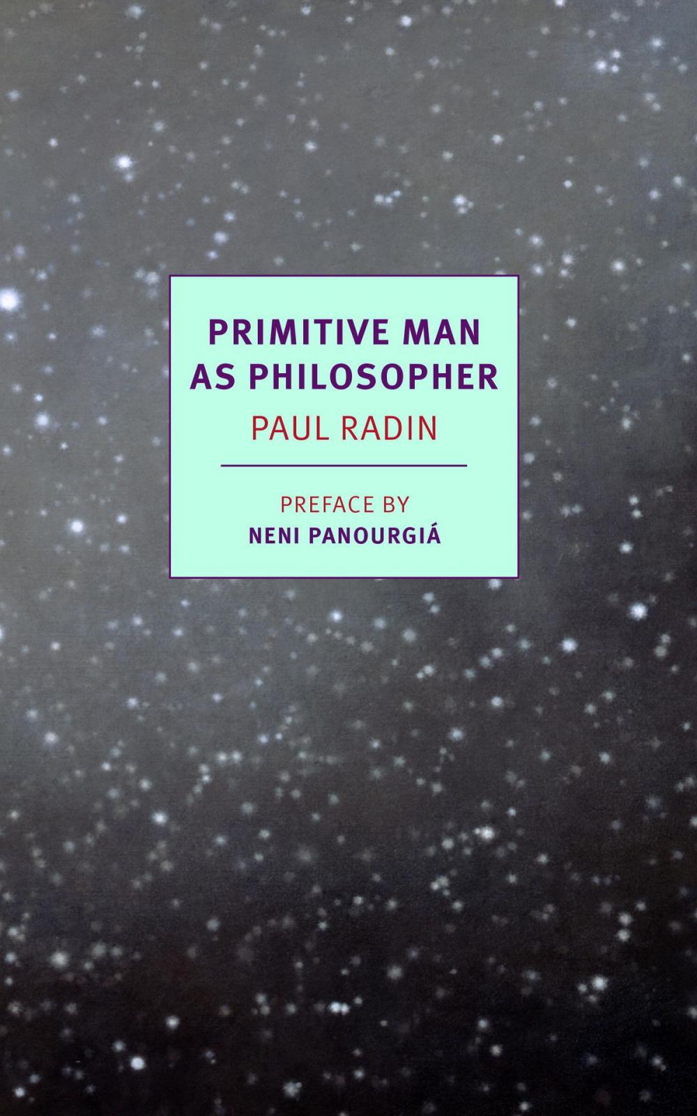 Big bigCover of Primitive Man as Philosopher