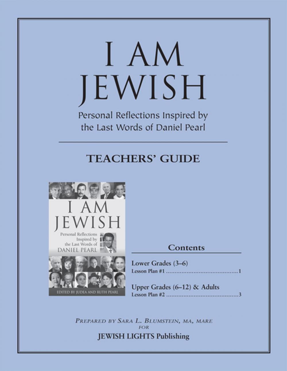 Big bigCover of I Am Jewish Teacher's Guide