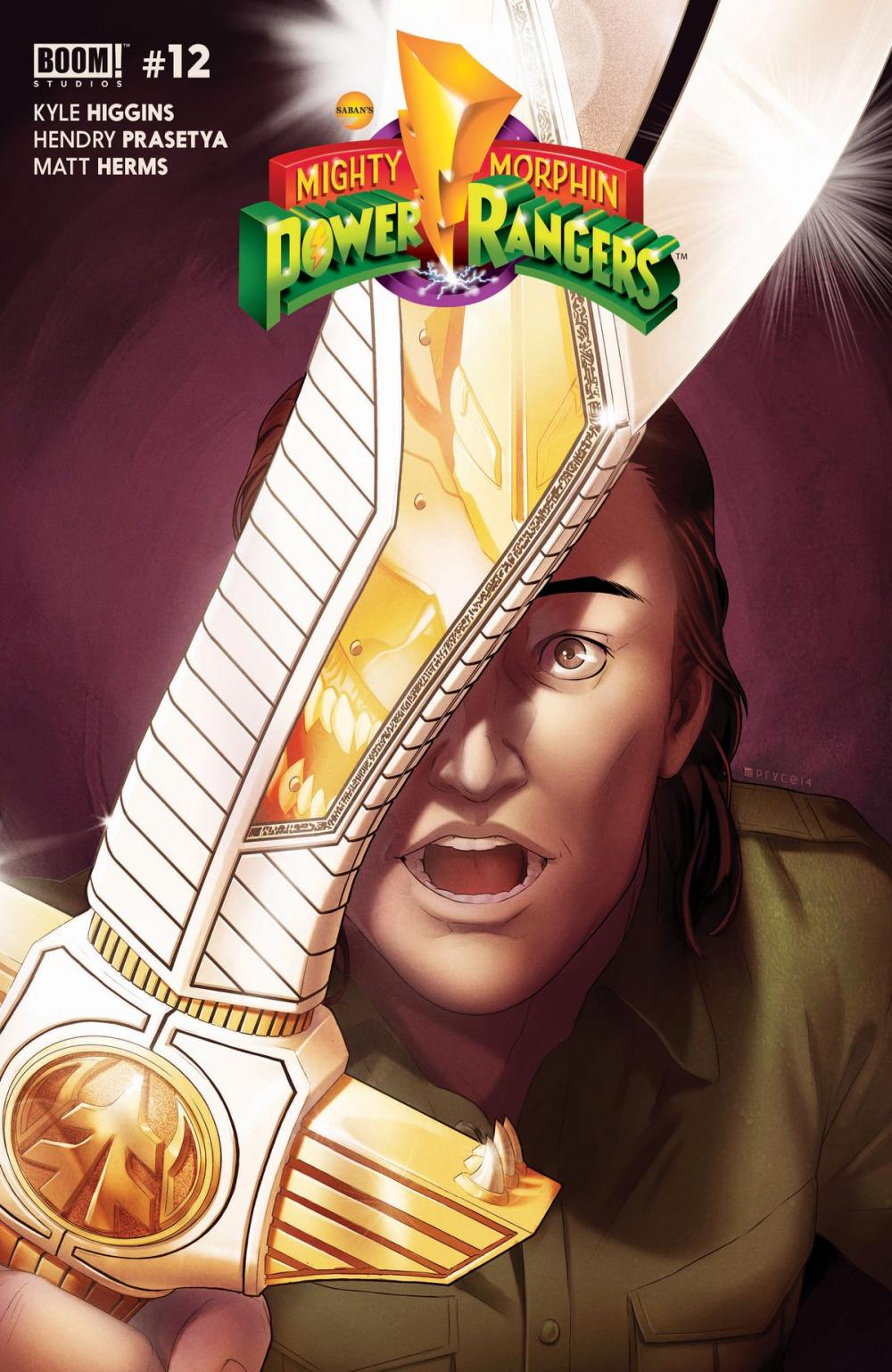 Big bigCover of Mighty Morphin Power Rangers #12