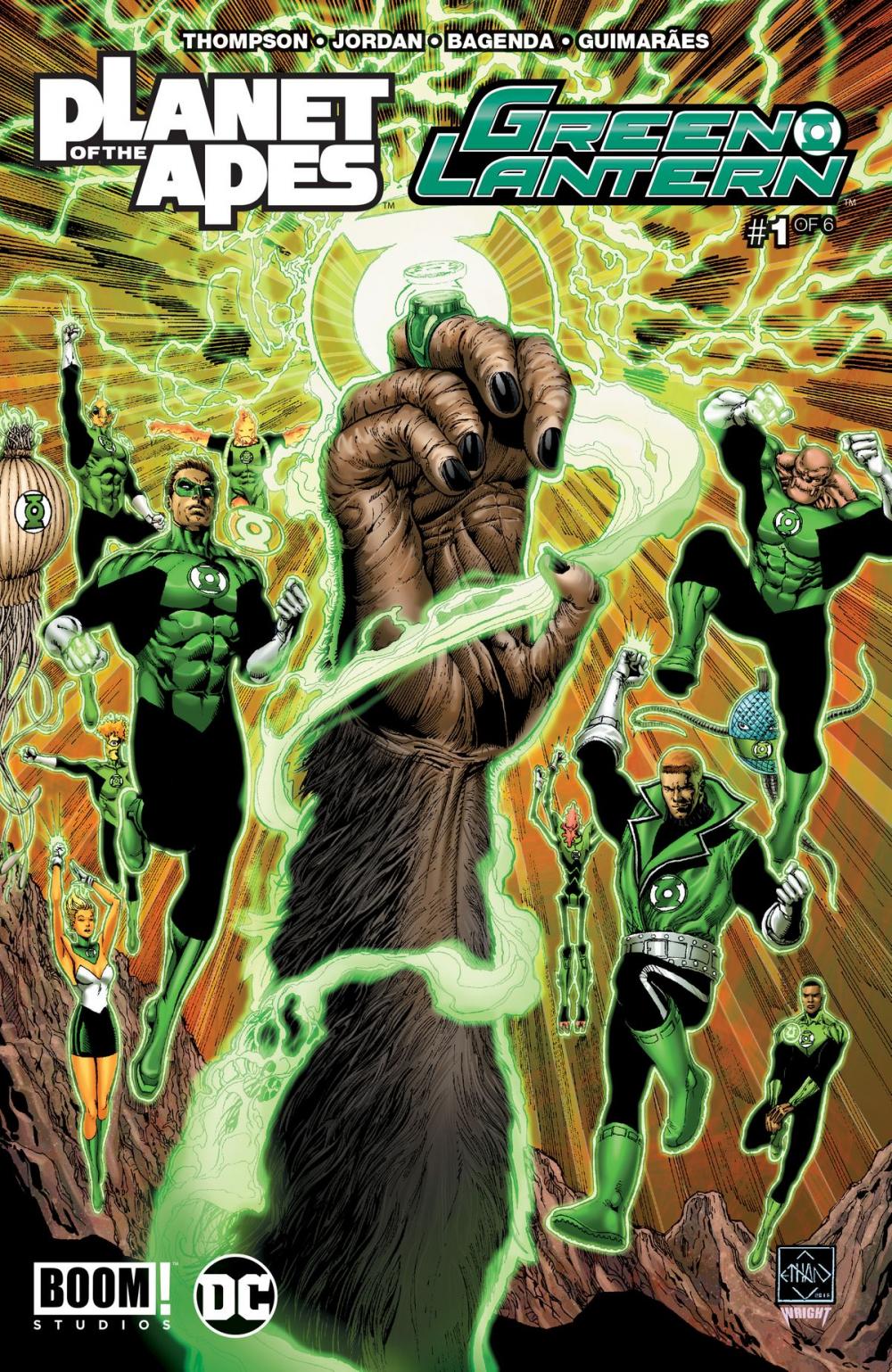 Big bigCover of Planet of the Apes/Green Lantern #1