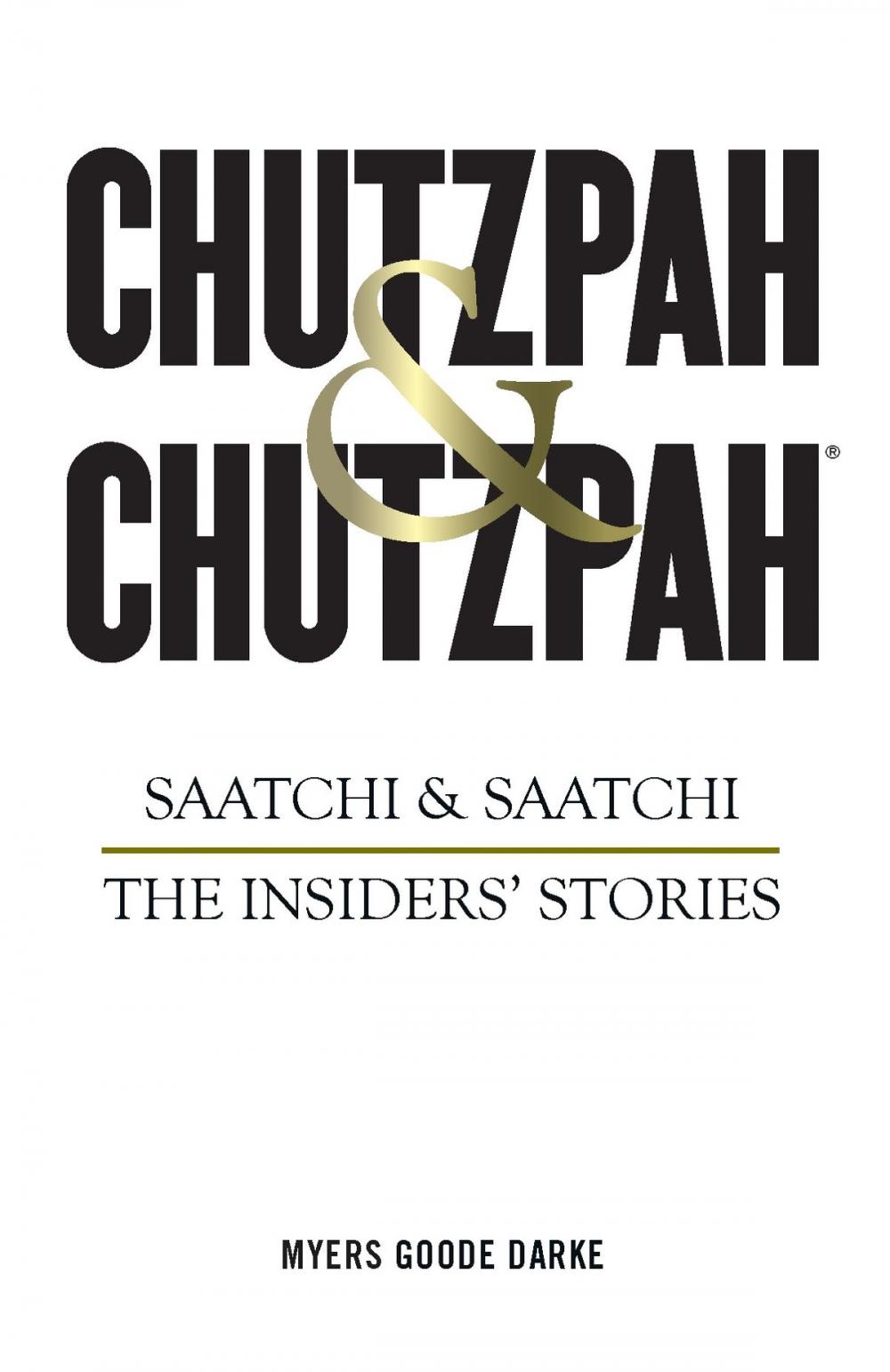 Big bigCover of Chutzpah & Chutzpah