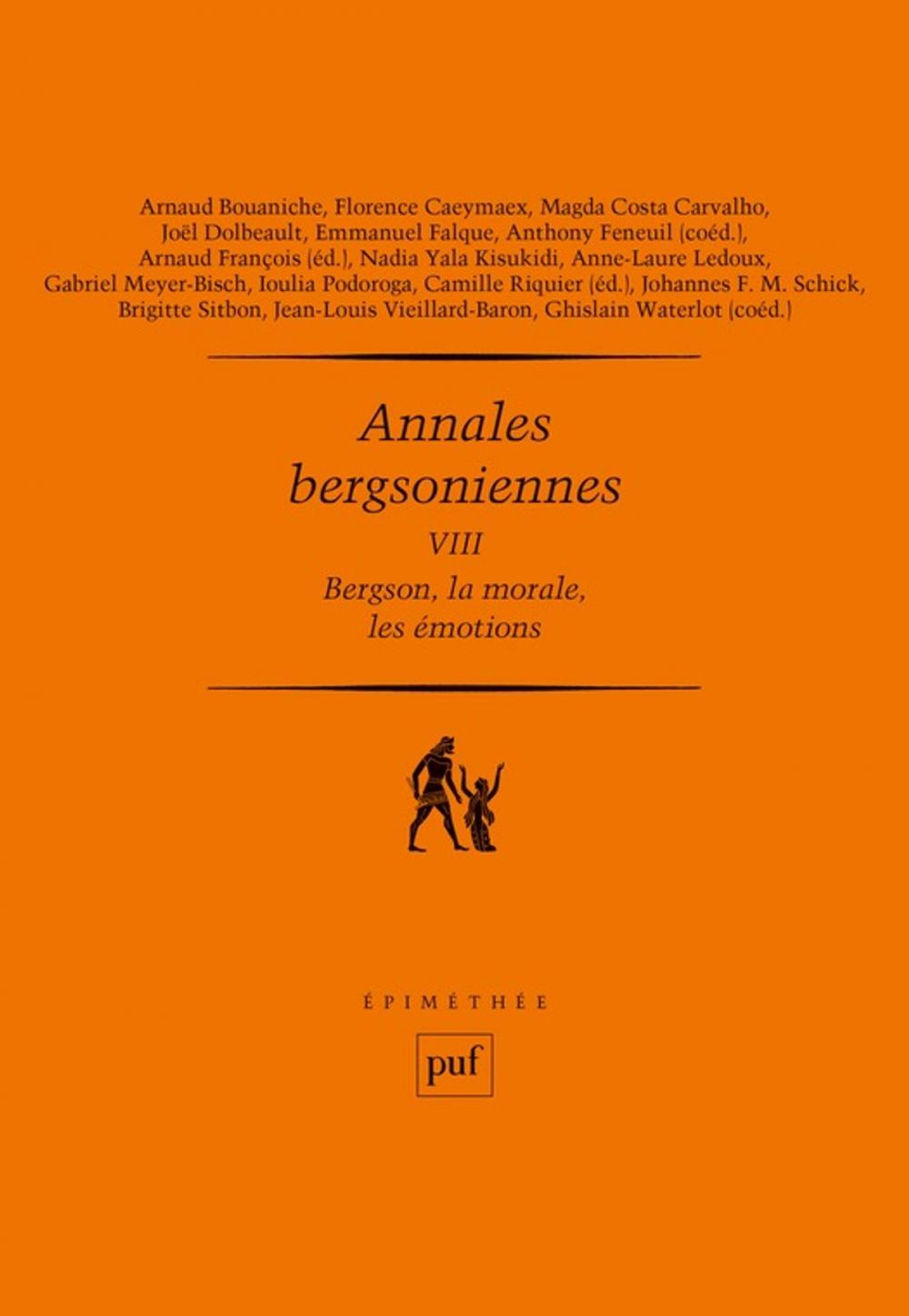 Big bigCover of Annales bergsoniennes, VIII