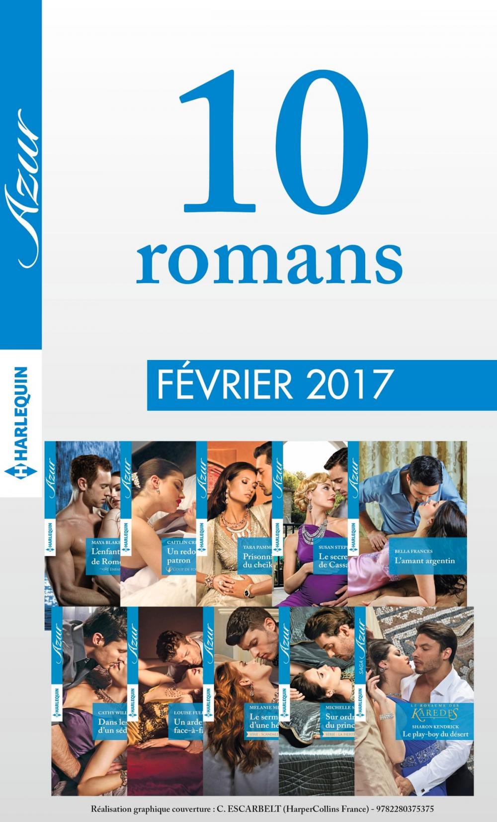 Big bigCover of 10 romans Azur (n°3795 à 3804 - Février 2017)