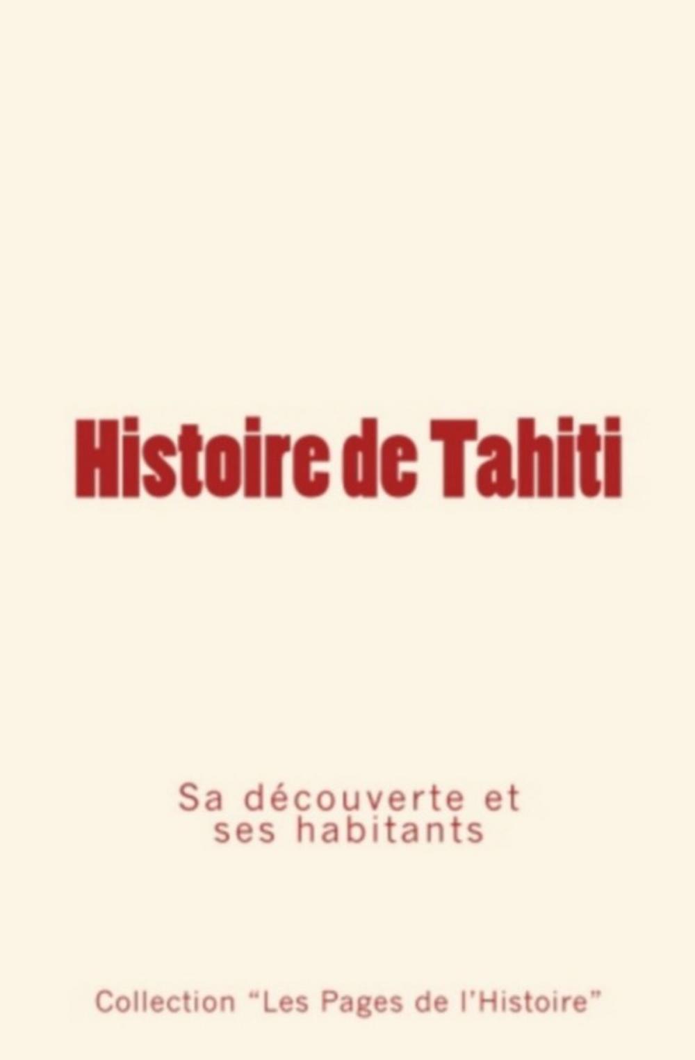 Big bigCover of Histoire de Tahiti