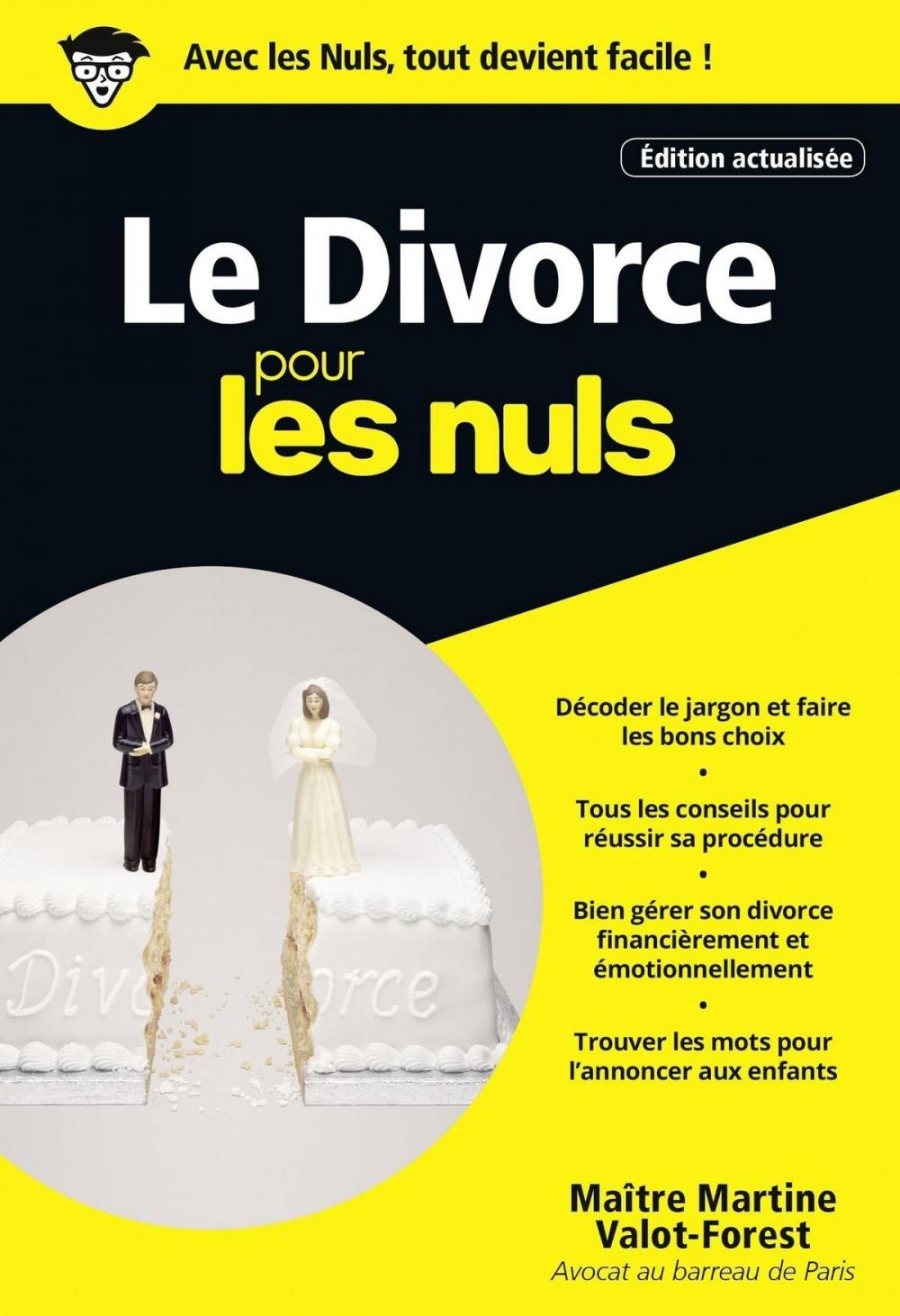 Big bigCover of Le Divorce pour les Nuls Poche, édition actualisée