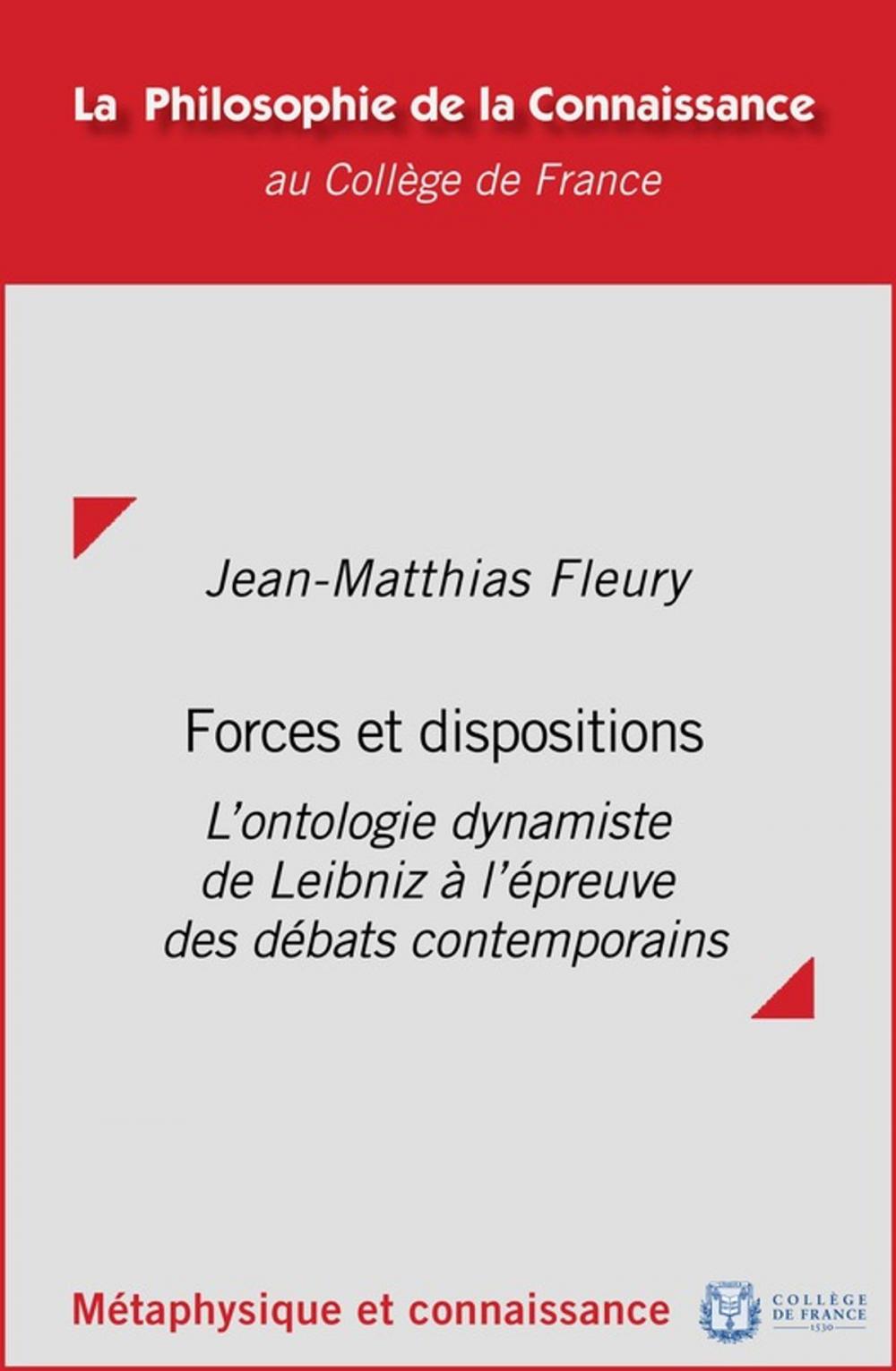 Big bigCover of Forces et dispositions