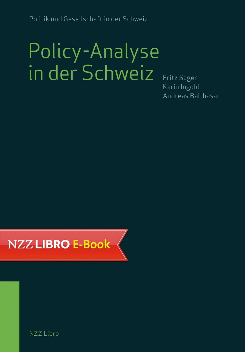 Big bigCover of Policy-Analyse in der Schweiz