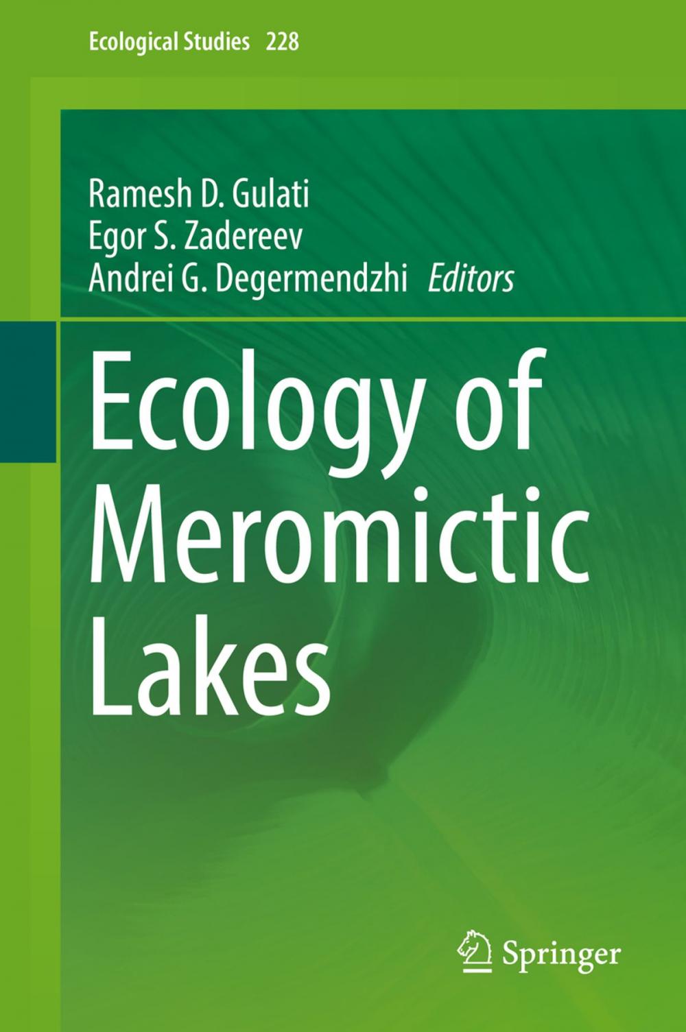 Big bigCover of Ecology of Meromictic Lakes