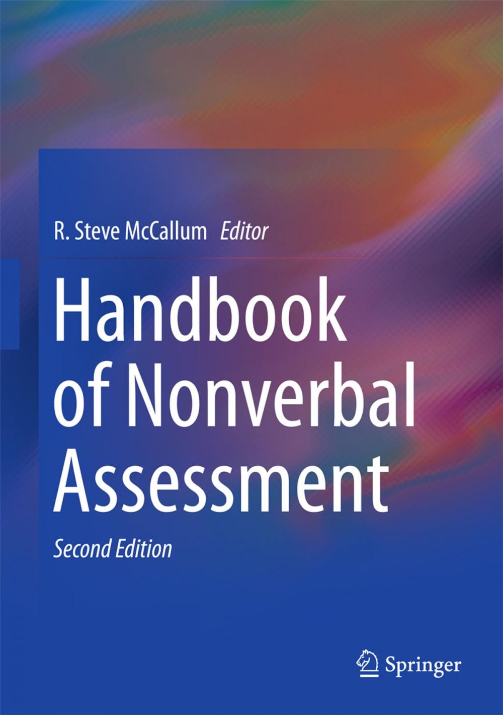 Big bigCover of Handbook of Nonverbal Assessment