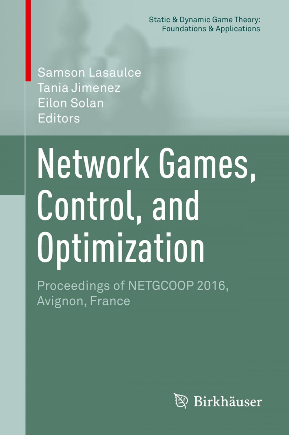 Big bigCover of Network Games, Control, and Optimization