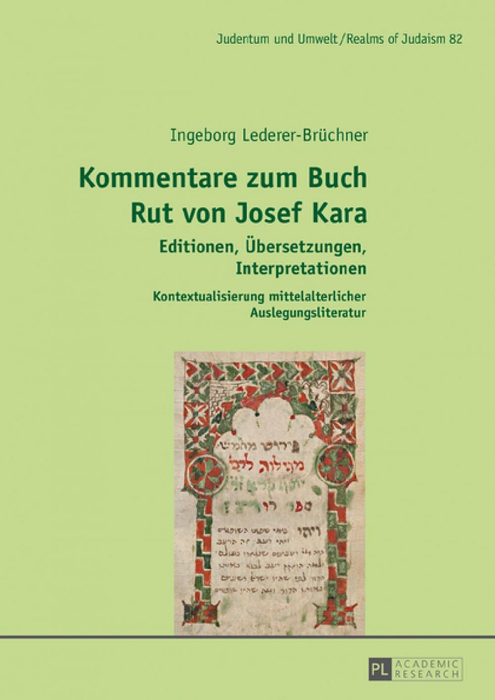 Big bigCover of Kommentare zum Buch Rut von Josef Kara