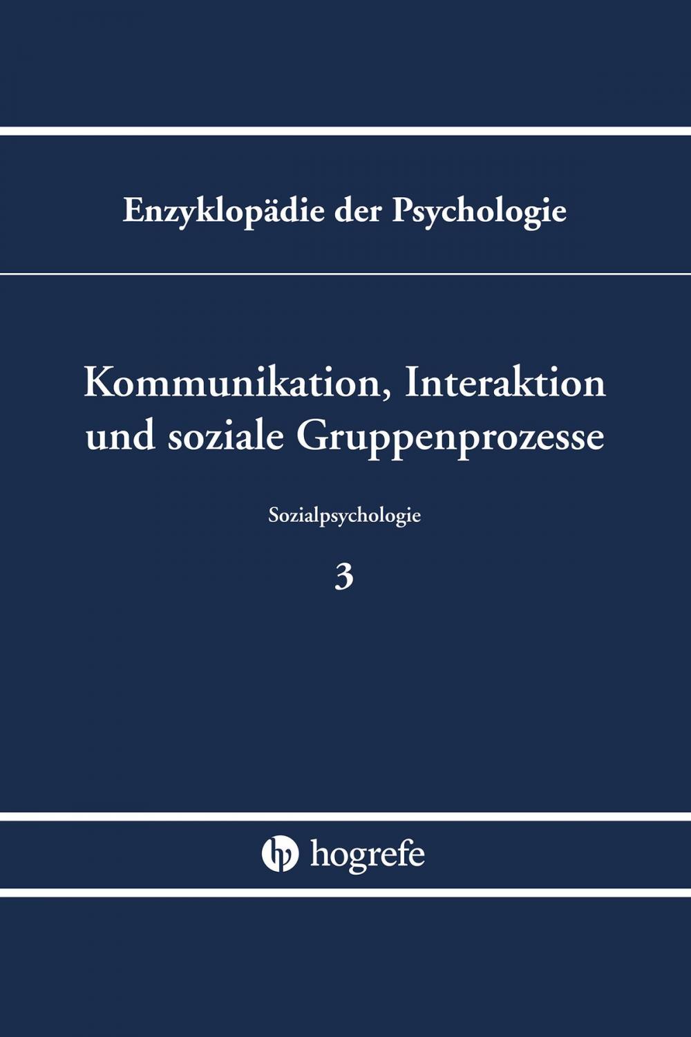 Big bigCover of Kommunikation, Interaktion und soziale Gruppenprozesse