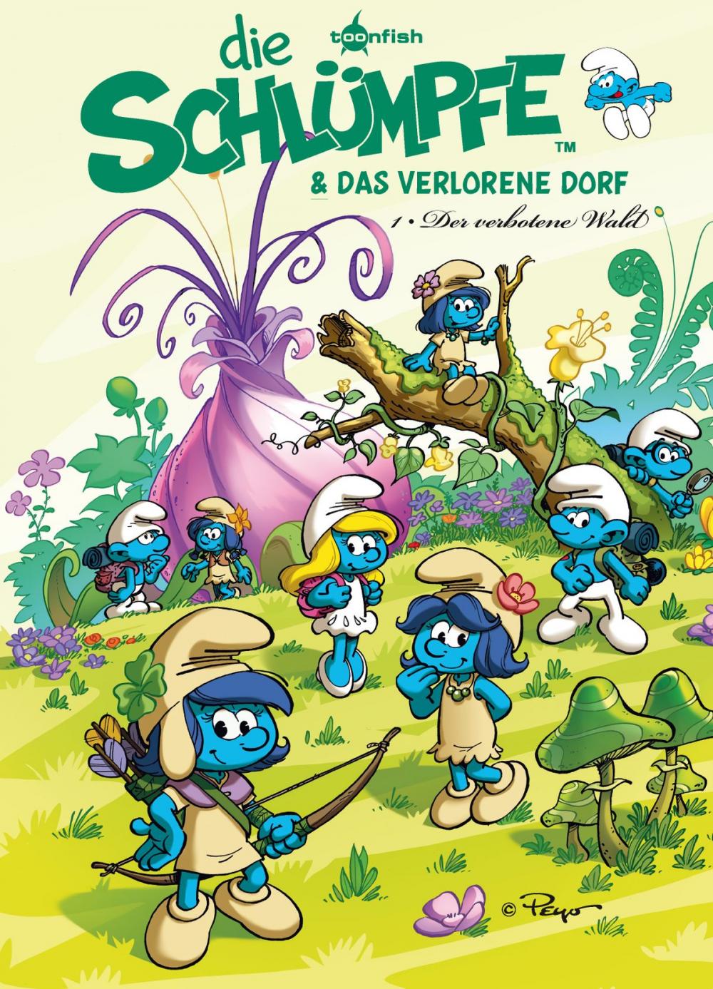 Big bigCover of Die Schlümpfe und das verlorene Dorf Bd. 1: Der verbotene Wald