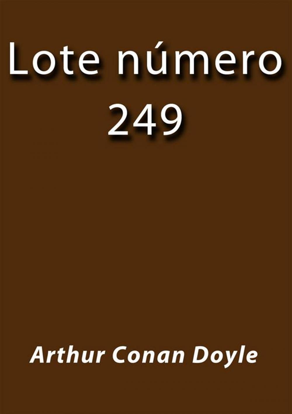 Big bigCover of Lote numero 249