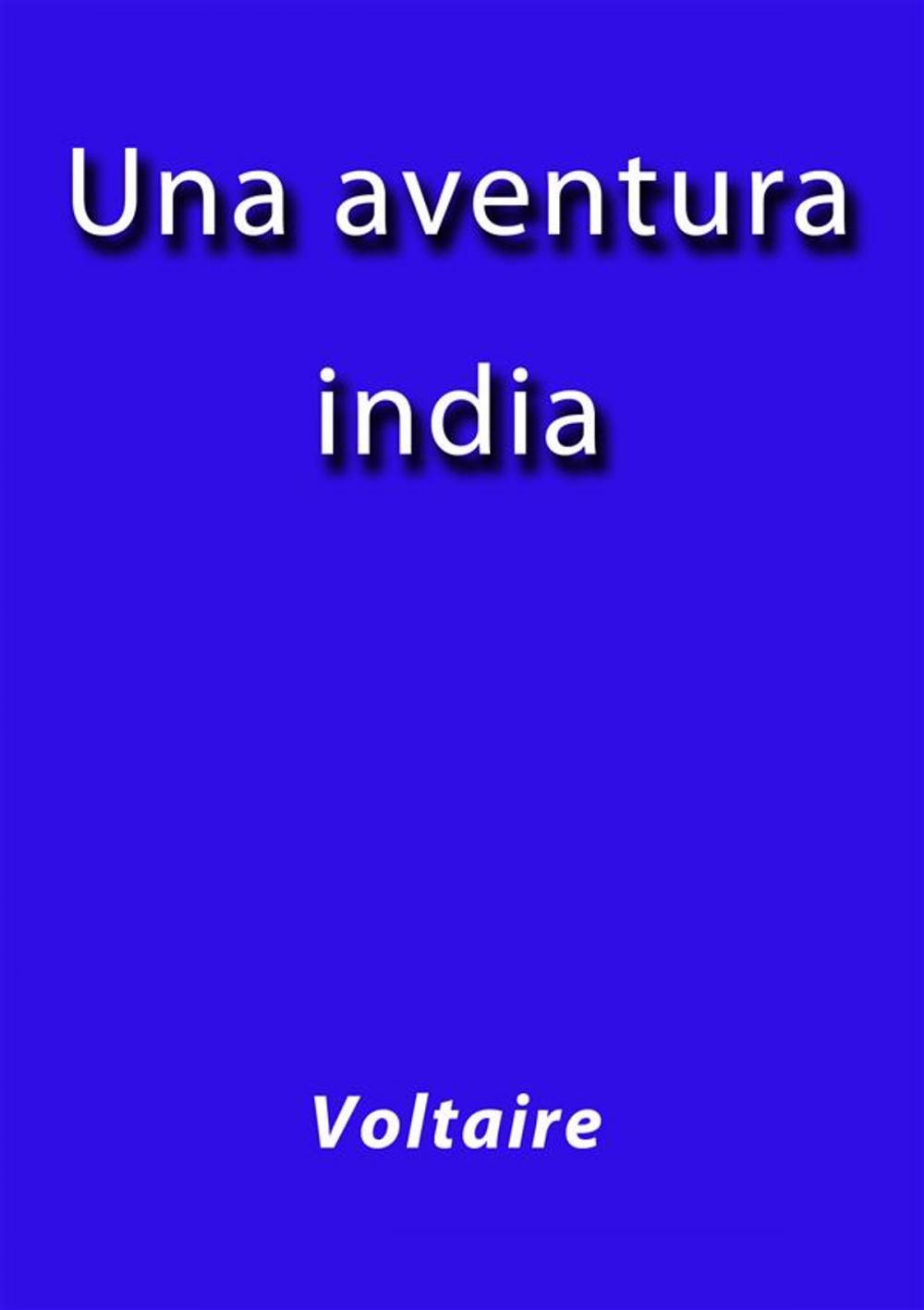 Big bigCover of Una aventura india