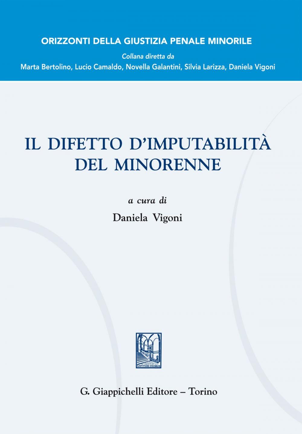 Big bigCover of Il difetto d'imputabilità del minorenne