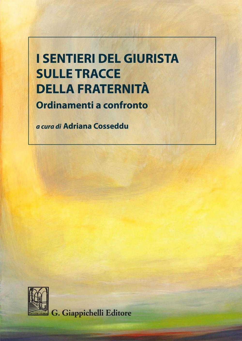 Big bigCover of I sentieri del giurista sulle tracce della fraternità