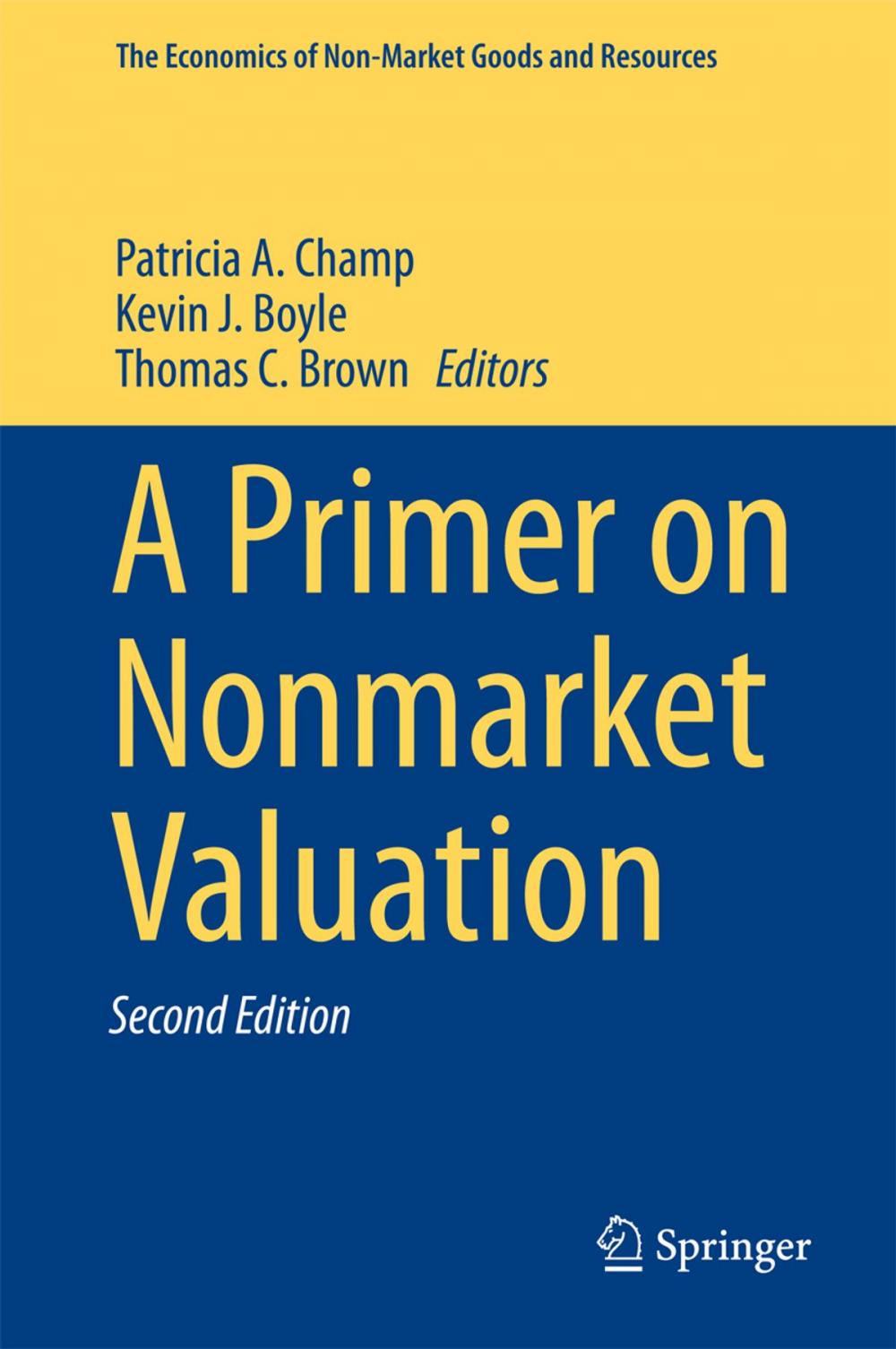 Big bigCover of A Primer on Nonmarket Valuation