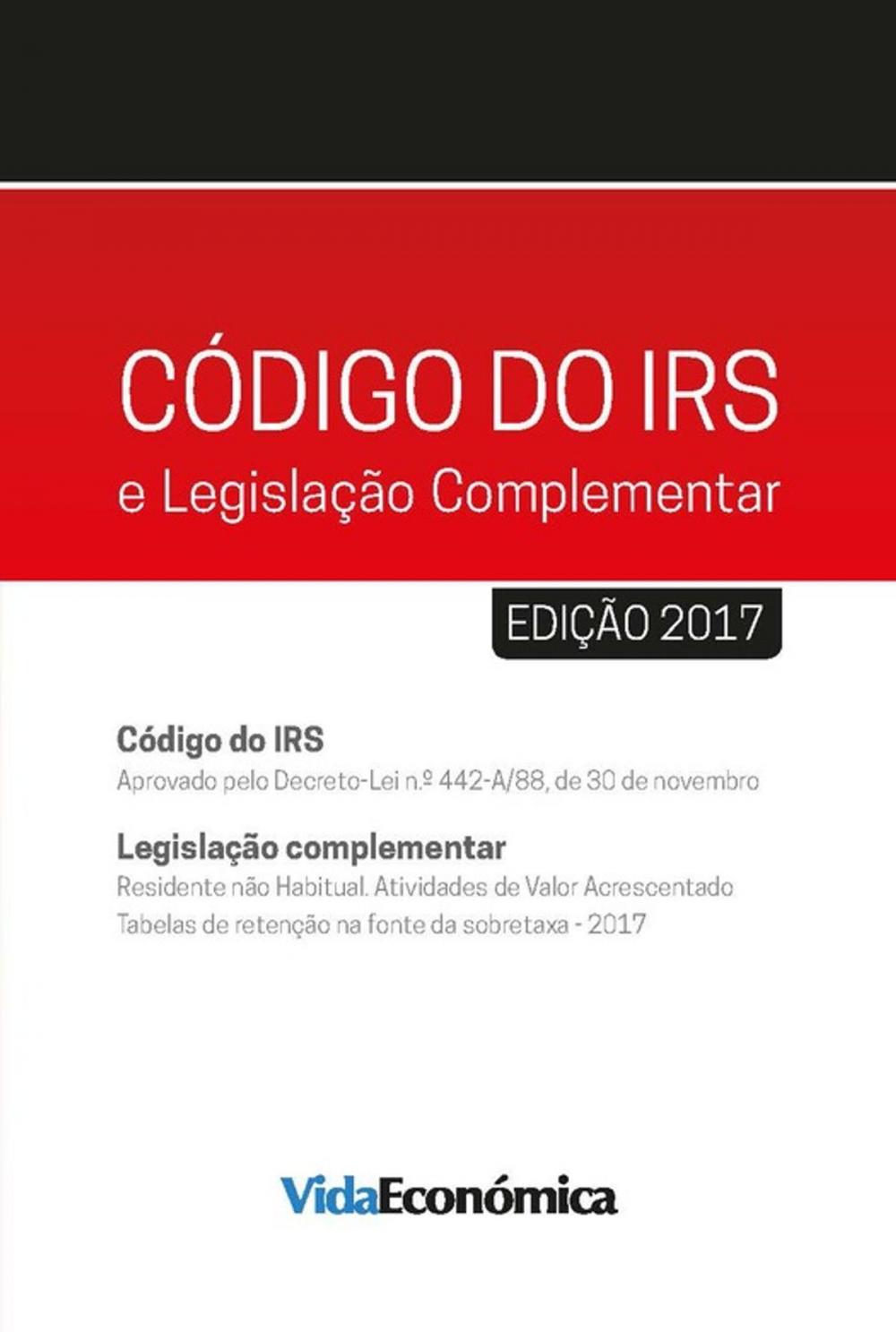 Big bigCover of Código do IRS - 2017