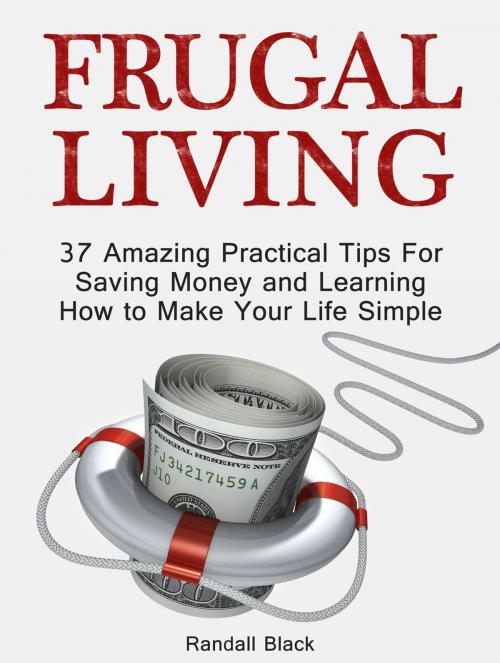 Cover of the book Frugal Living: 37 Amazing Practical Tips For Saving Money and Learning How to Make Your Life Simple by Randall Black, JVzon Studio