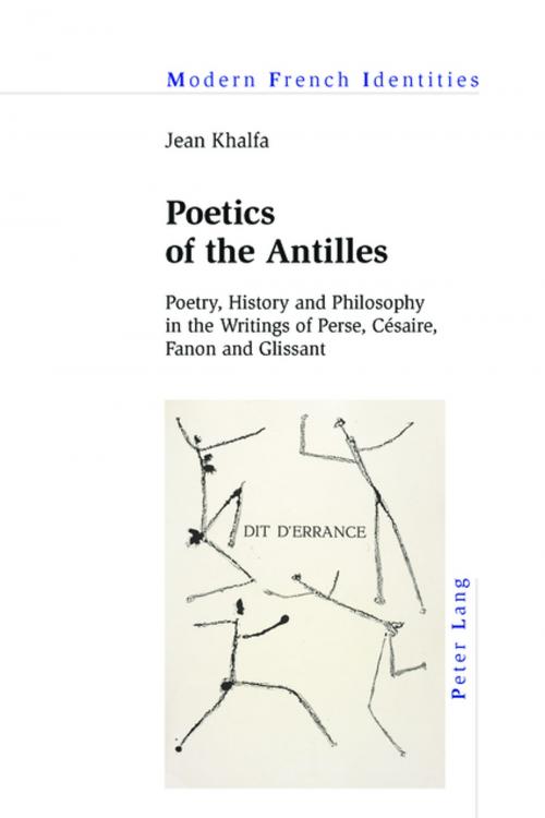 Cover of the book Poetics of the Antilles by Jean Khalfa, Peter Lang