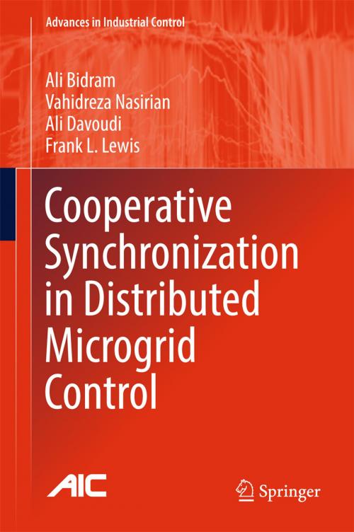 Cover of the book Cooperative Synchronization in Distributed Microgrid Control by Ali Bidram, Vahidreza Nasirian, Ali Davoudi, Frank L. Lewis, Springer International Publishing