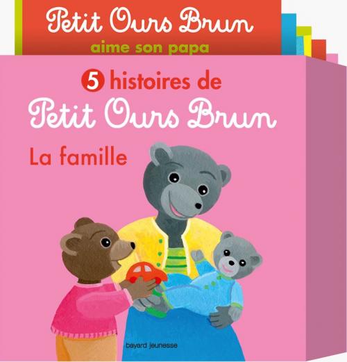 Cover of the book 5 histoires de Petit Ours Brun, la famille by Marie Aubinais, Bayard Jeunesse