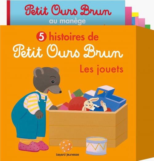 Cover of the book 5 histoires de Petit Ours Brun, les jouets by Marie Aubinais, Bayard Jeunesse
