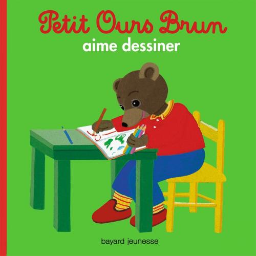 Cover of the book Petit Ours Brun aime dessiner by Marie Aubinais, Bayard Jeunesse