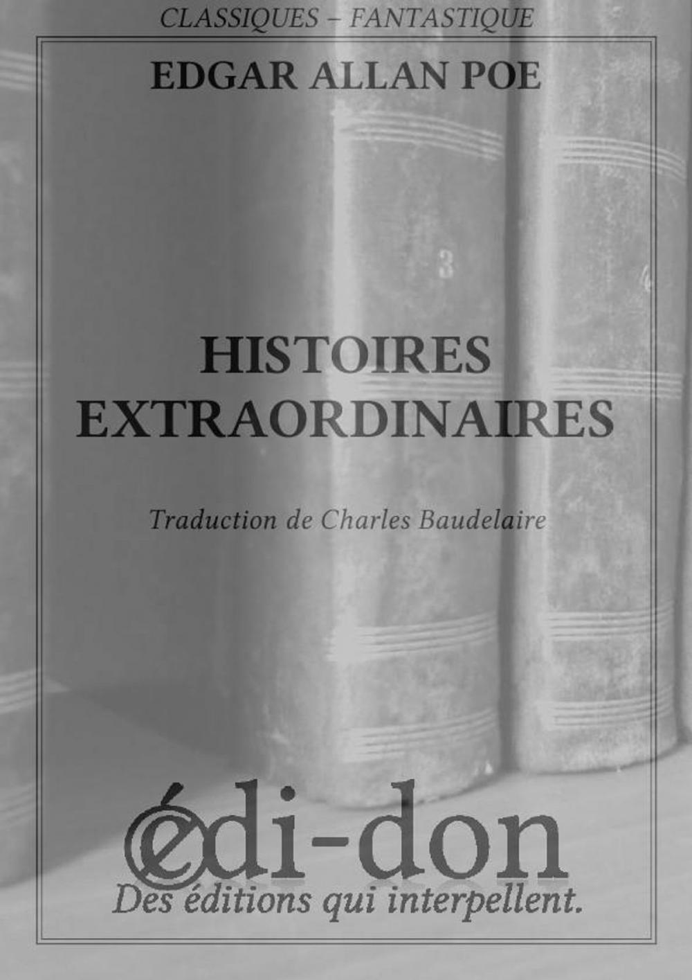 Big bigCover of Histoires extraordinaires