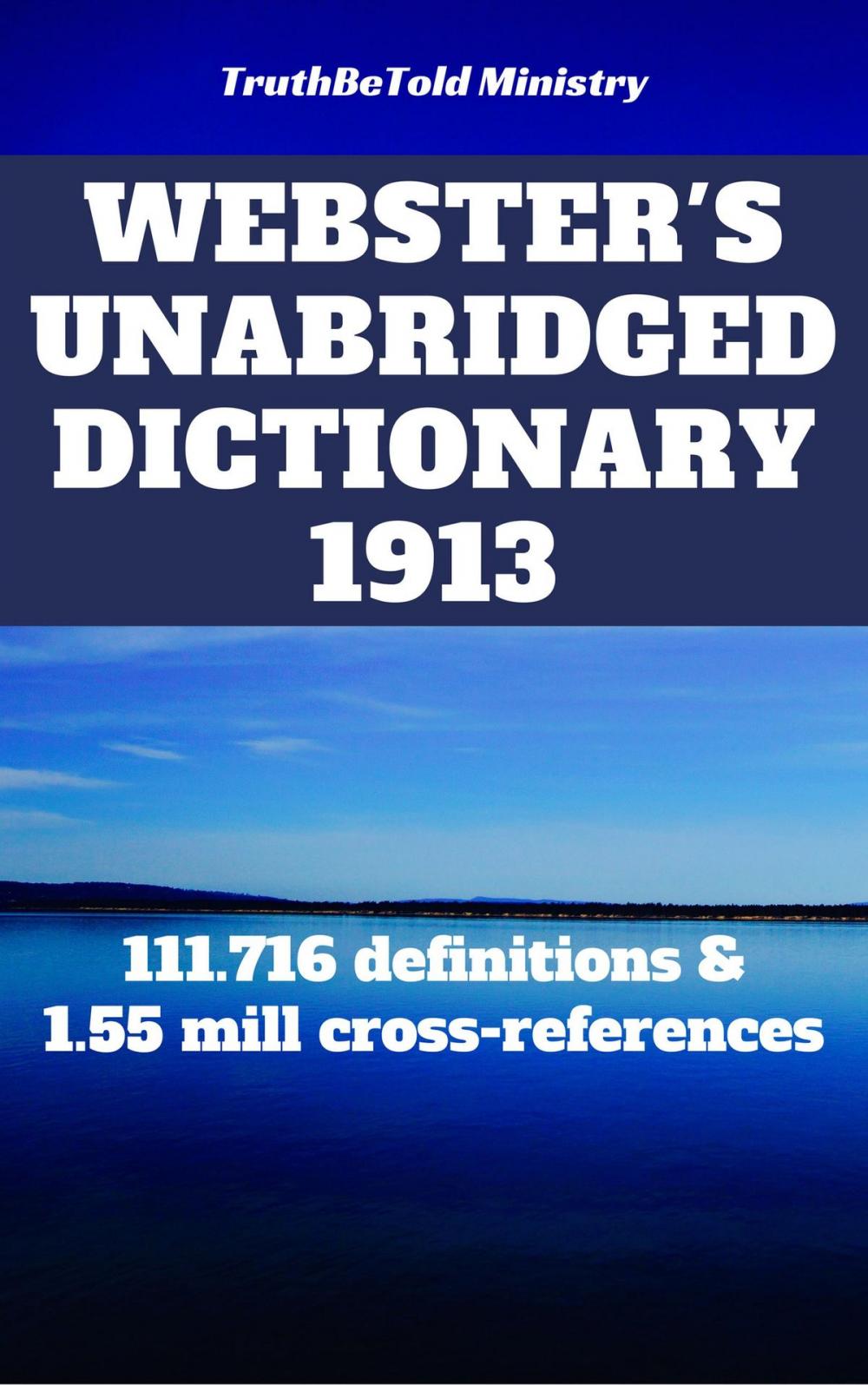 Big bigCover of Webster's Unabridged Dictionary 1913