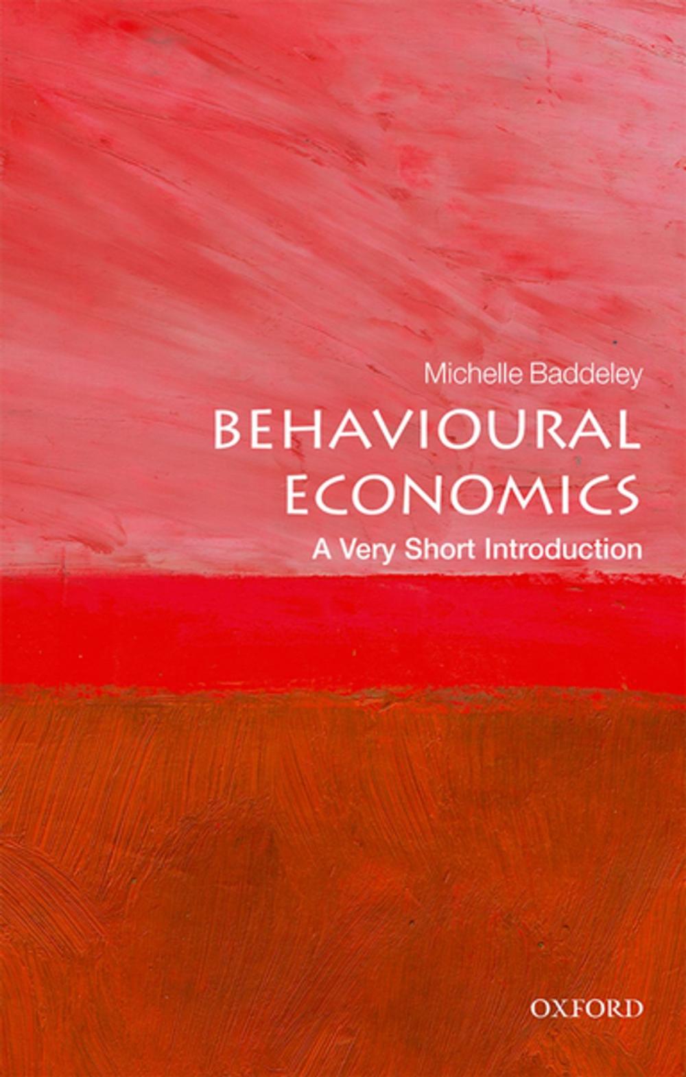 Big bigCover of Behavioural Economics: A Very Short Introduction