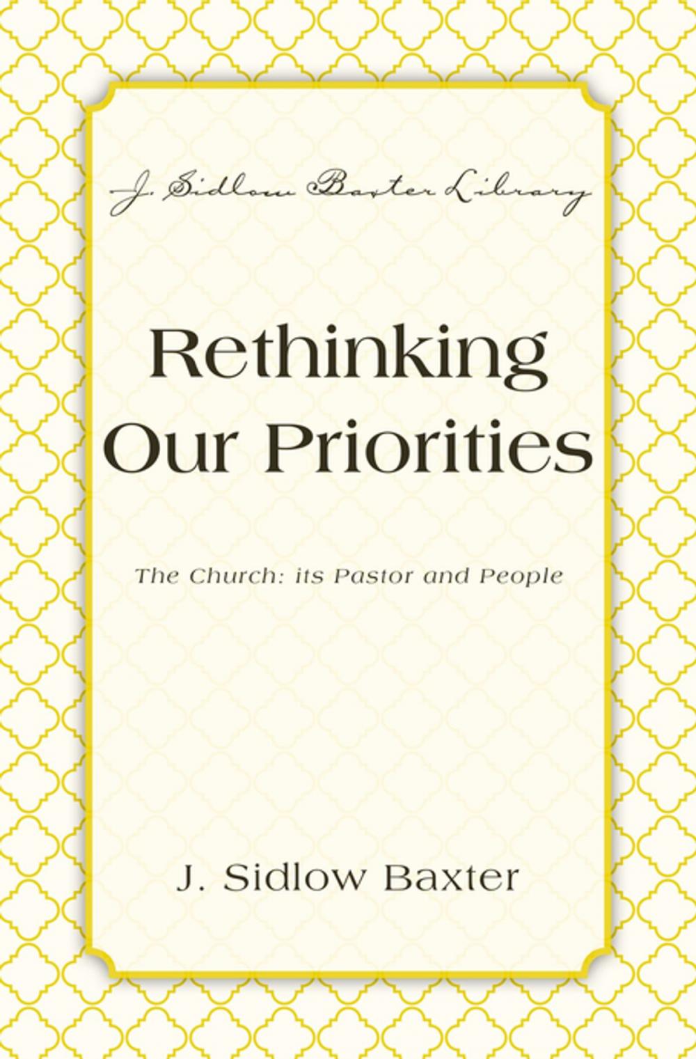 Big bigCover of Rethinking Our Priorities